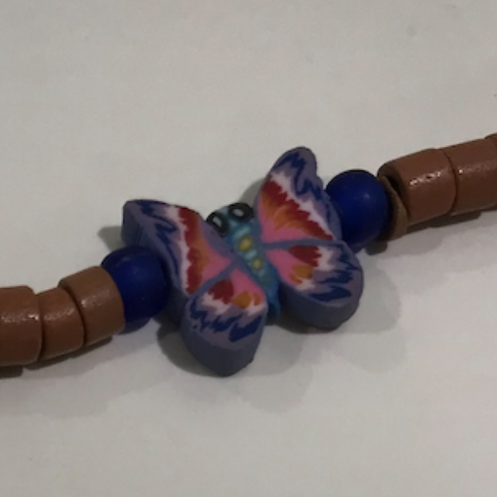 Bohemian Butterfly🦋🦋🦋Beaded Artisan Necklace - Picture 9 of 9